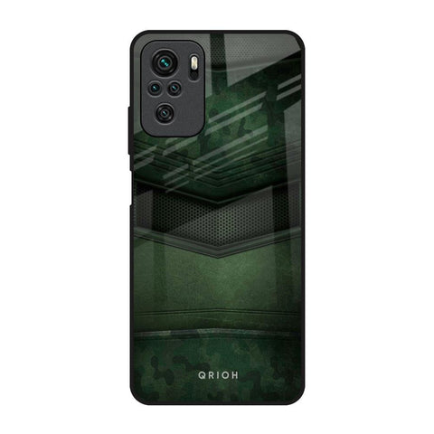 Green Leather Glossy Case for Redmi Note 10S