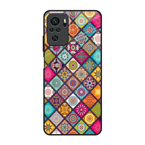 Multicolor Mandala Glossy Case for Redmi Note 10S