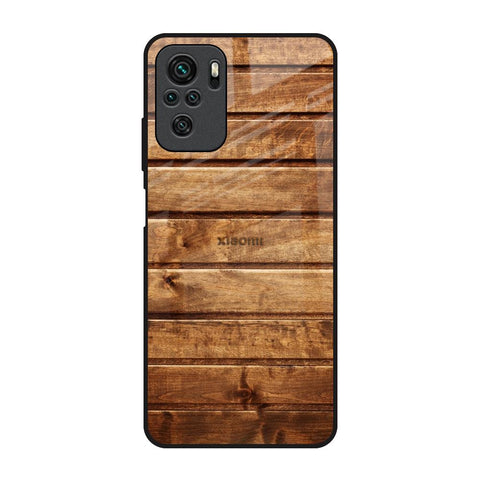 Wooden Planks Glossy Case for Redmi Note 10S