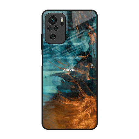 Golden Splash Glossy Case for Redmi Note 10S
