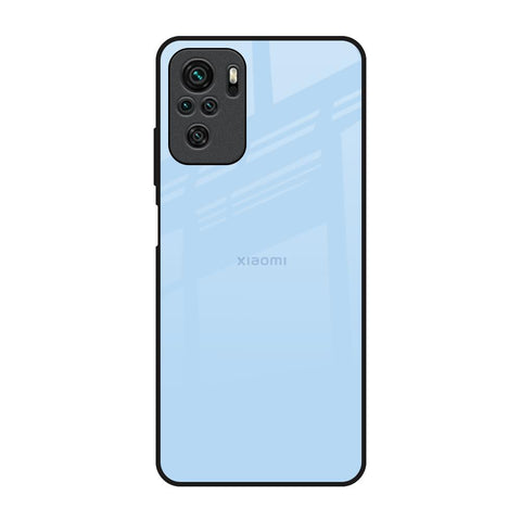 Pastel Sky Blue Glossy Case for Redmi Note 10S