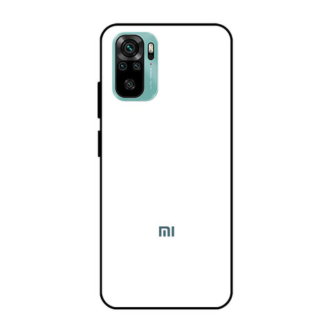 Arctic White Glossy Case for Redmi Note 10S