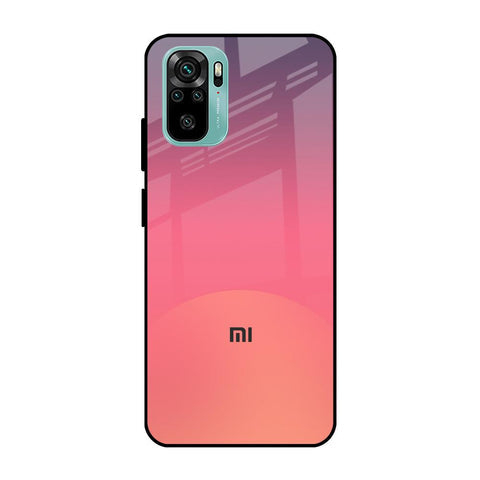 Sunset Orange Glossy Case for Redmi Note 10S