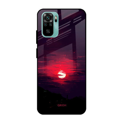 Morning Red Sky Glossy Case For Redmi Note 10S
