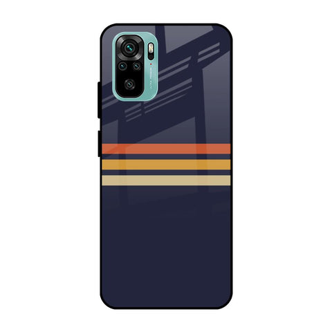 Tricolor Stripes Glossy Case For Redmi Note 10S