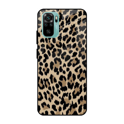 Leopard Seamless Glossy Case For Redmi Note 10S