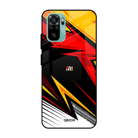 Race Jersey Pattern Glossy Case For Redmi Note 10S