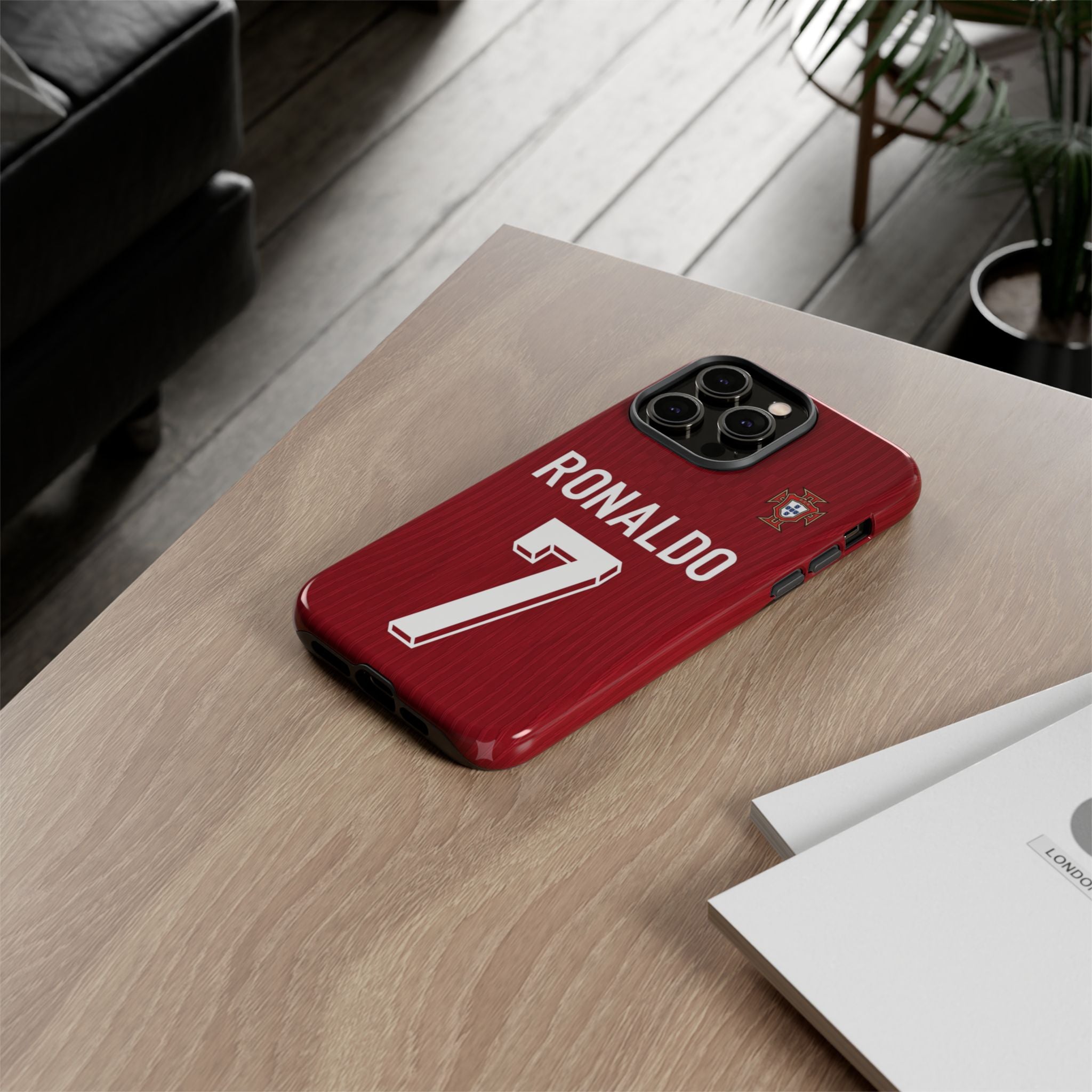 Crimson Seven Premium Tough Shining Phone Case (Double Layer) Available For All iPhone Models