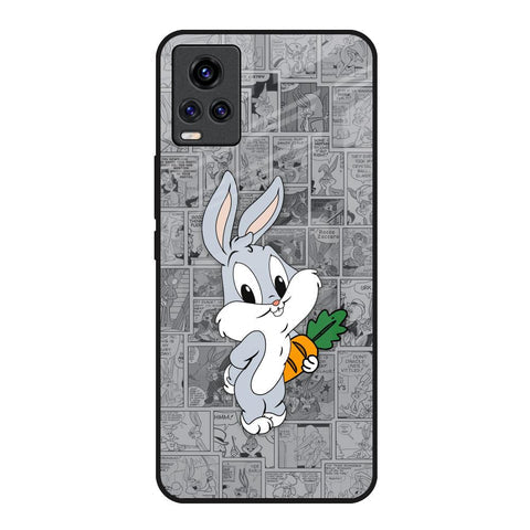 Cute Baby Bunny Glossy Case for Vivo Y73