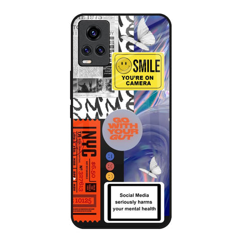 Smile for Camera Glossy Case for Vivo Y73