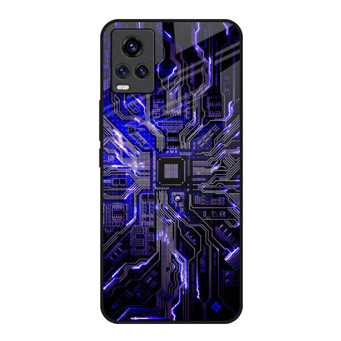 Techno Color Pattern Glossy Case For Vivo Y73