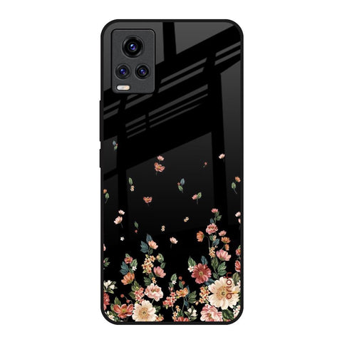 Floating Floral Print Glossy Case for Vivo Y73
