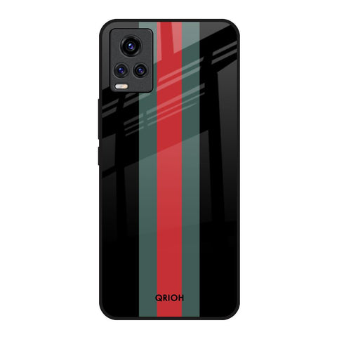 Vertical Stripes Glossy Case for Vivo Y73
