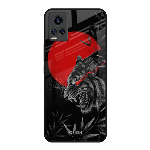 Red Moon Tiger Glossy Case for Vivo Y73