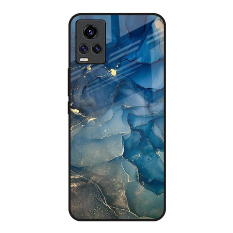 Blue Cool Marble Glossy Case for Vivo Y73