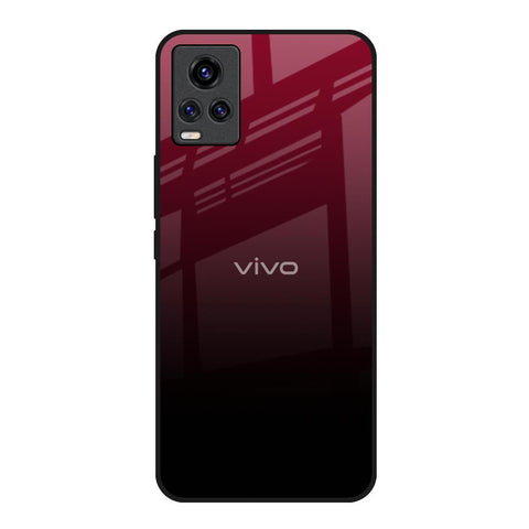 Wine Red Glossy Case For Vivo Y73