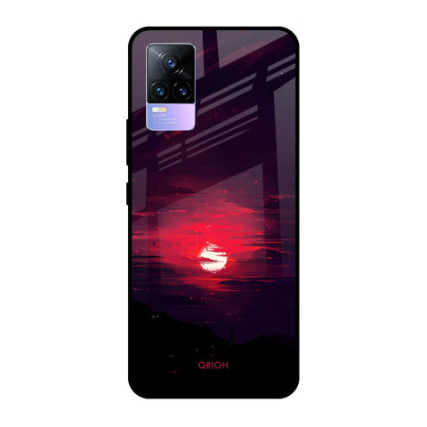 Morning Red Sky Glossy Case For Vivo Y73