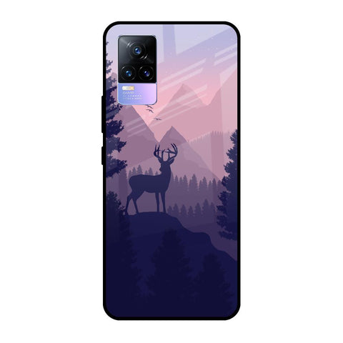 Deer In Night Glossy Case For Vivo Y73