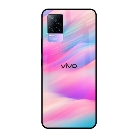 Colorful Waves Glossy case for Vivo Y73