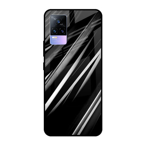Black & Grey Gradient Glossy Case For Vivo Y73