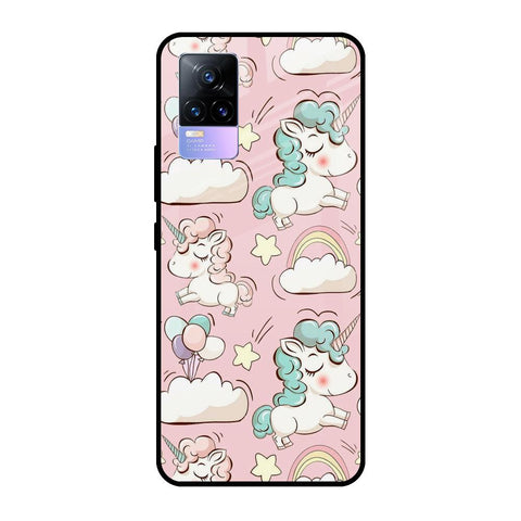 Balloon Unicorn Glossy case for Vivo Y73
