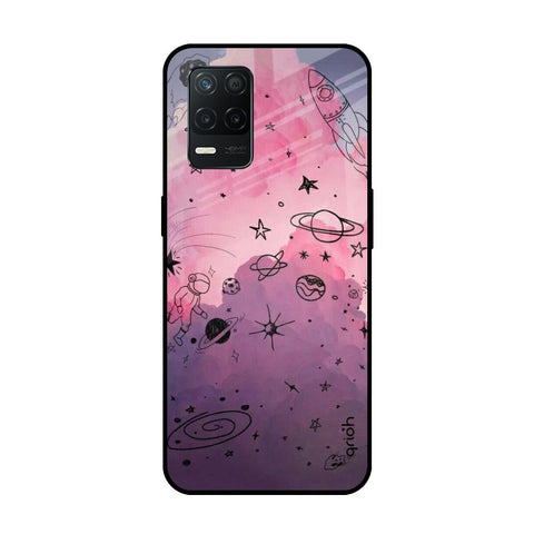 Space Doodles Glossy Case for Realme 8 5G