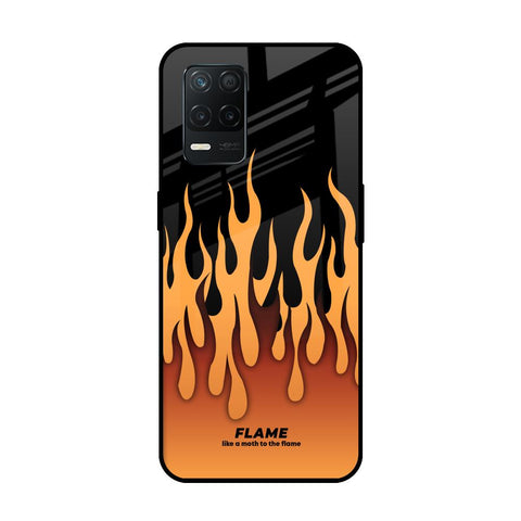 Fire Flame Glossy Case for Realme 8 5G