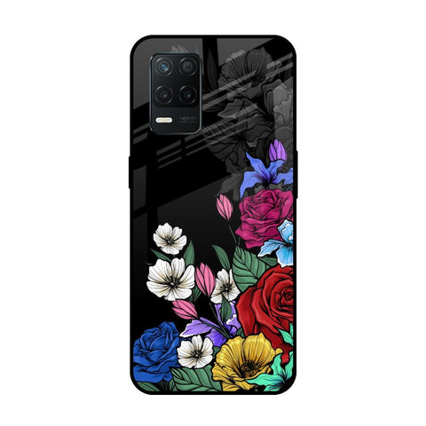Rose Flower Bunch Art Glossy Case for Realme 8 5G