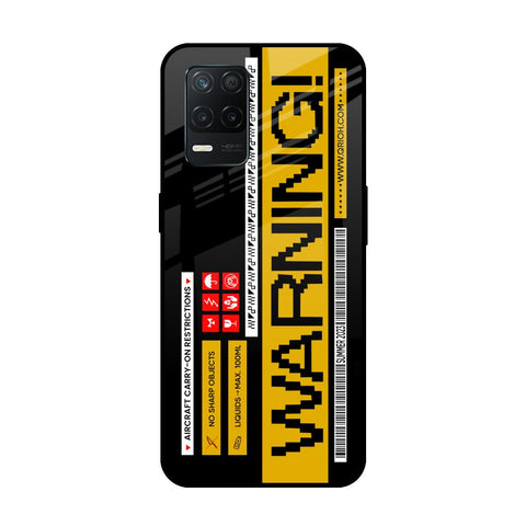 Aircraft Warning Glossy Case for Realme 8 5G