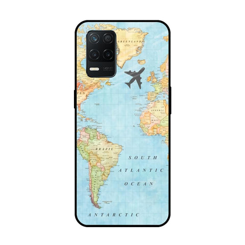 Travel Map Glossy Case for Realme 8 5G