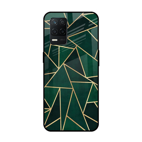 Abstract Green Glossy Case For Realme 8 5G