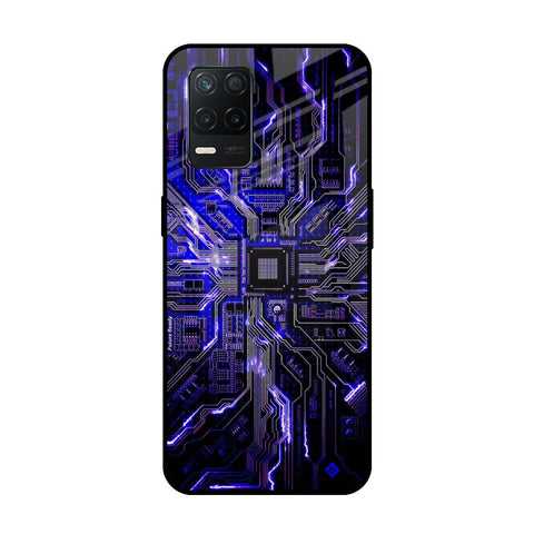 Techno Color Pattern Glossy Case For Realme 8 5G