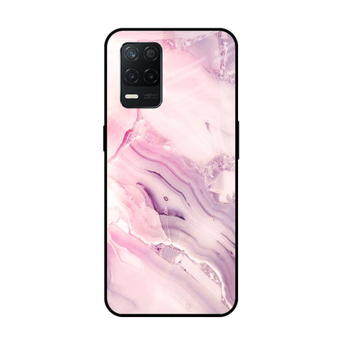 Diamond Pink Gradient Glossy Case For Realme 8 5G