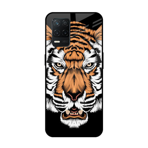 Angry Tiger Glossy Case For Realme 8 5G