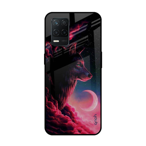 Moon Wolf Glossy Case for Realme 8 5G