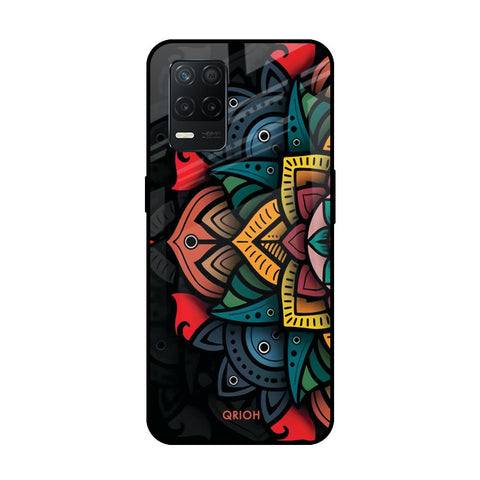 Retro Gorgeous Flower Glossy Case for Realme 8 5G