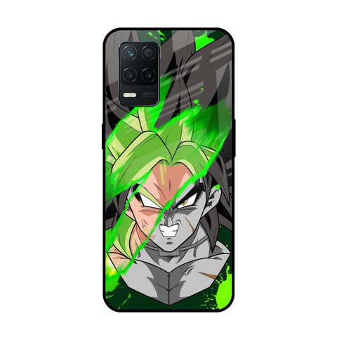 Anime Green Splash Glossy Case for Realme 8 5G