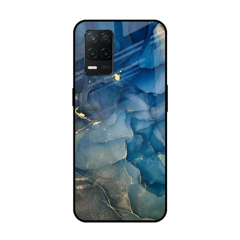 Blue Cool Marble Glossy Case for Realme 8 5G