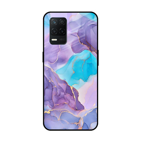 Alcohol ink Marble Glossy Case for Realme 8 5G