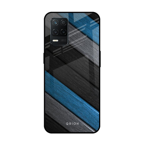 Multicolor Wooden Effect Glossy Case for Realme 8 5G