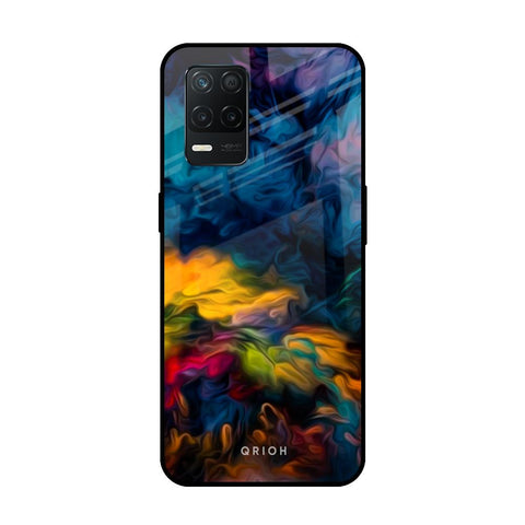 Multicolor Oil Painting Glossy Case for Realme 8 5G