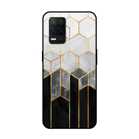 Tricolor Pattern Glossy Case for Realme 8 5G