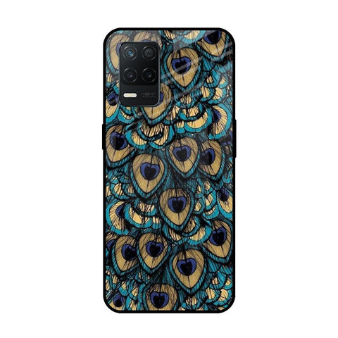 Peacock Feathers Glossy case for Realme 8 5G