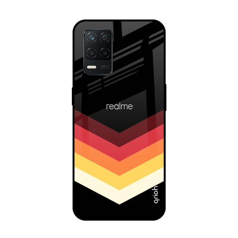 Abstract Arrow Pattern Glossy Case For Realme 8 5G
