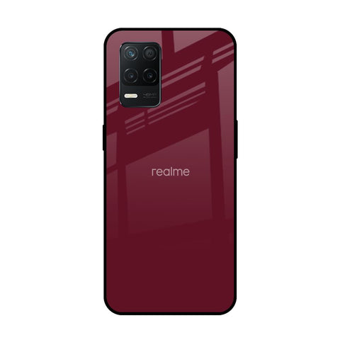 Classic Burgundy Glossy Case for Realme 8 5G