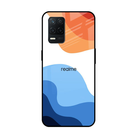 Wavy Color Pattern Glossy Case for Realme 8 5G