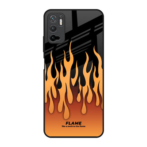 Fire Flame Glossy Case for Poco M3 Pro