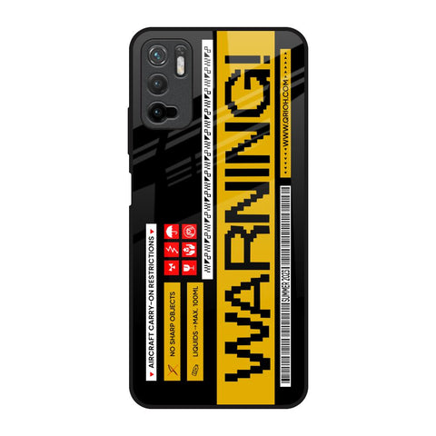 Aircraft Warning Glossy Case for Poco M3 Pro