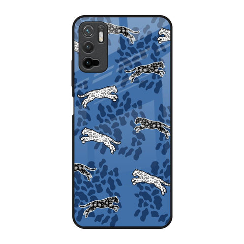 Blue Cheetah Glossy Case for Poco M3 Pro