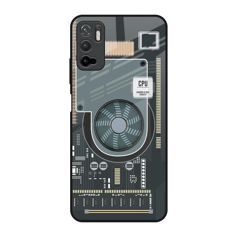 Motherboard Circuit Glossy Case for Poco M3 Pro